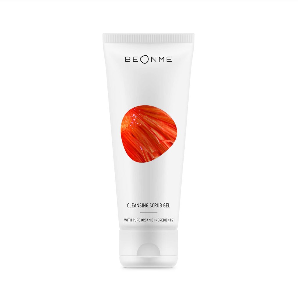 BeOnMe Cleansing scrub gel summer tattoo care