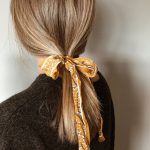 Hair autumn ponytail